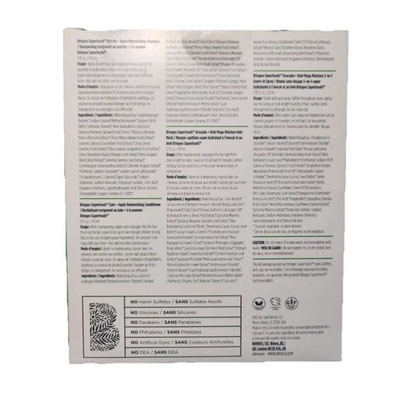 Briogeo Shiny + New Hair 4pc Set (2oz) shampoo-conditioner-mask-leave in. New - Picture 2 of 4